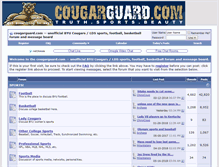 Tablet Screenshot of cougarguard.com